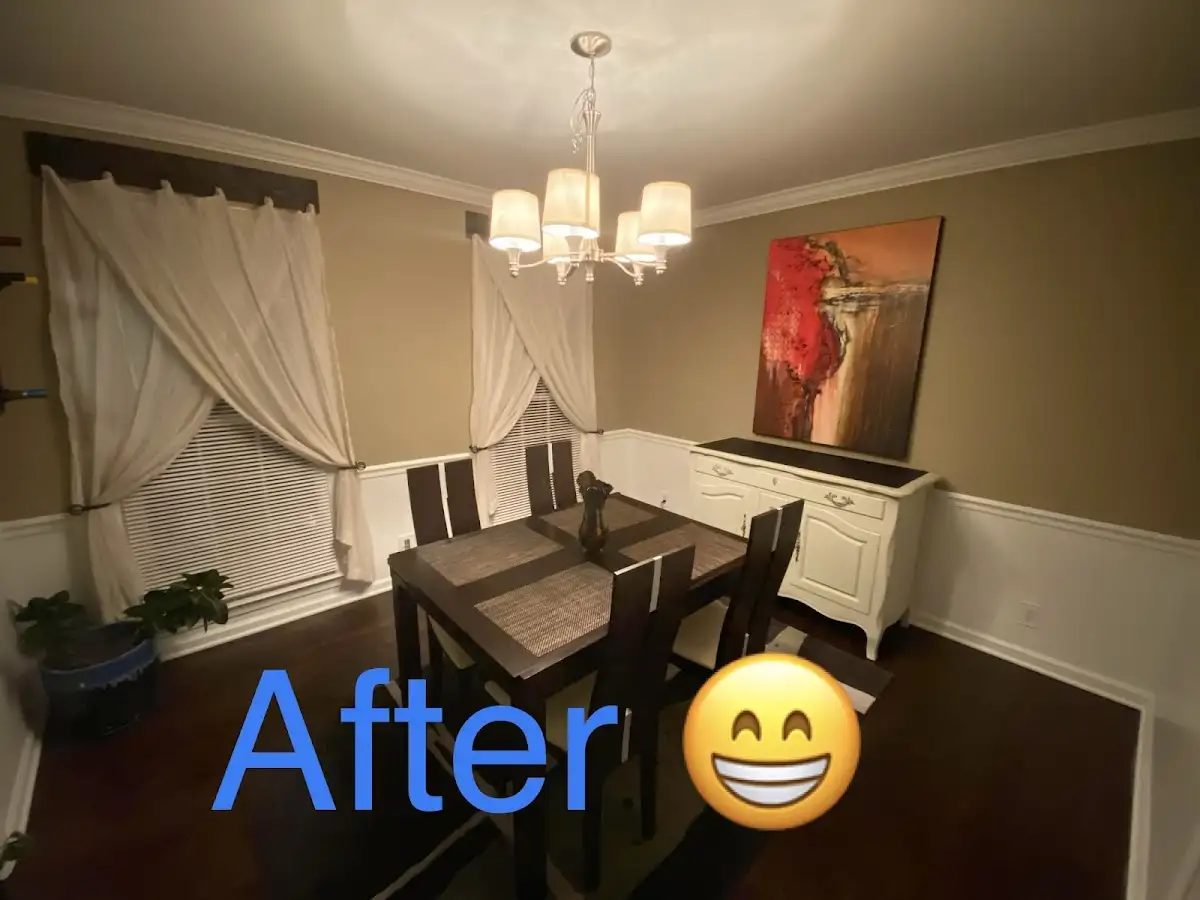 Professional dining room restoration after water damage in Erwin
