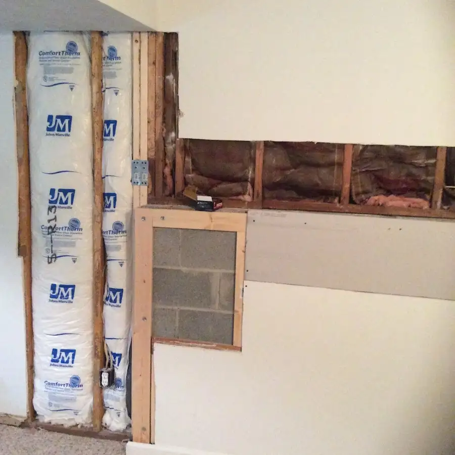 Wall insulation replacement during Odor Removal & Deodorization in Erwin